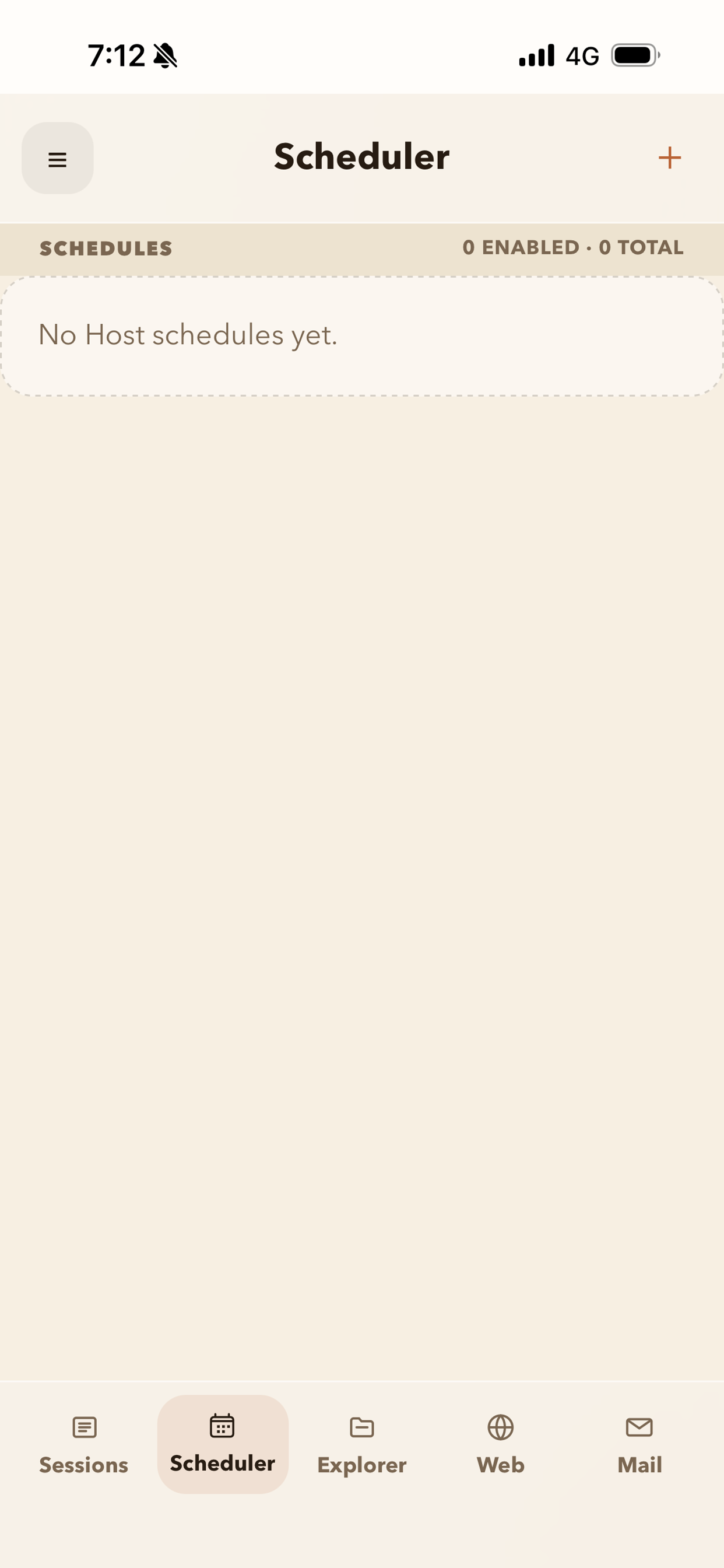 Oysterun scheduler on phone